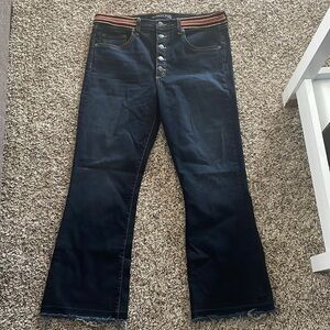 Veronica Beard Jeans Button Fly Carolyn 10” Baby Boot Size 33